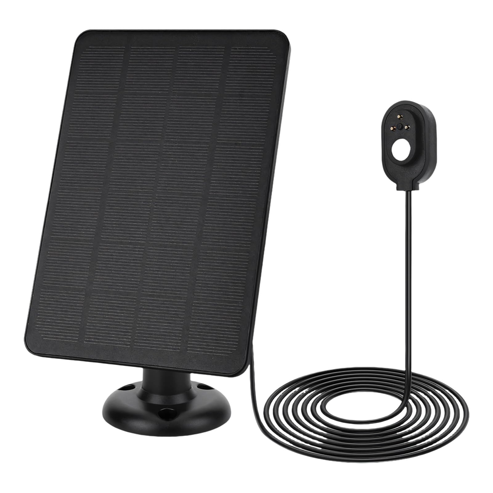Elnwnnkc Black Portable Solar Charging Unit For Cameras Lightweight Abs Build Energy Harvesting Continuous Power Solar Panel