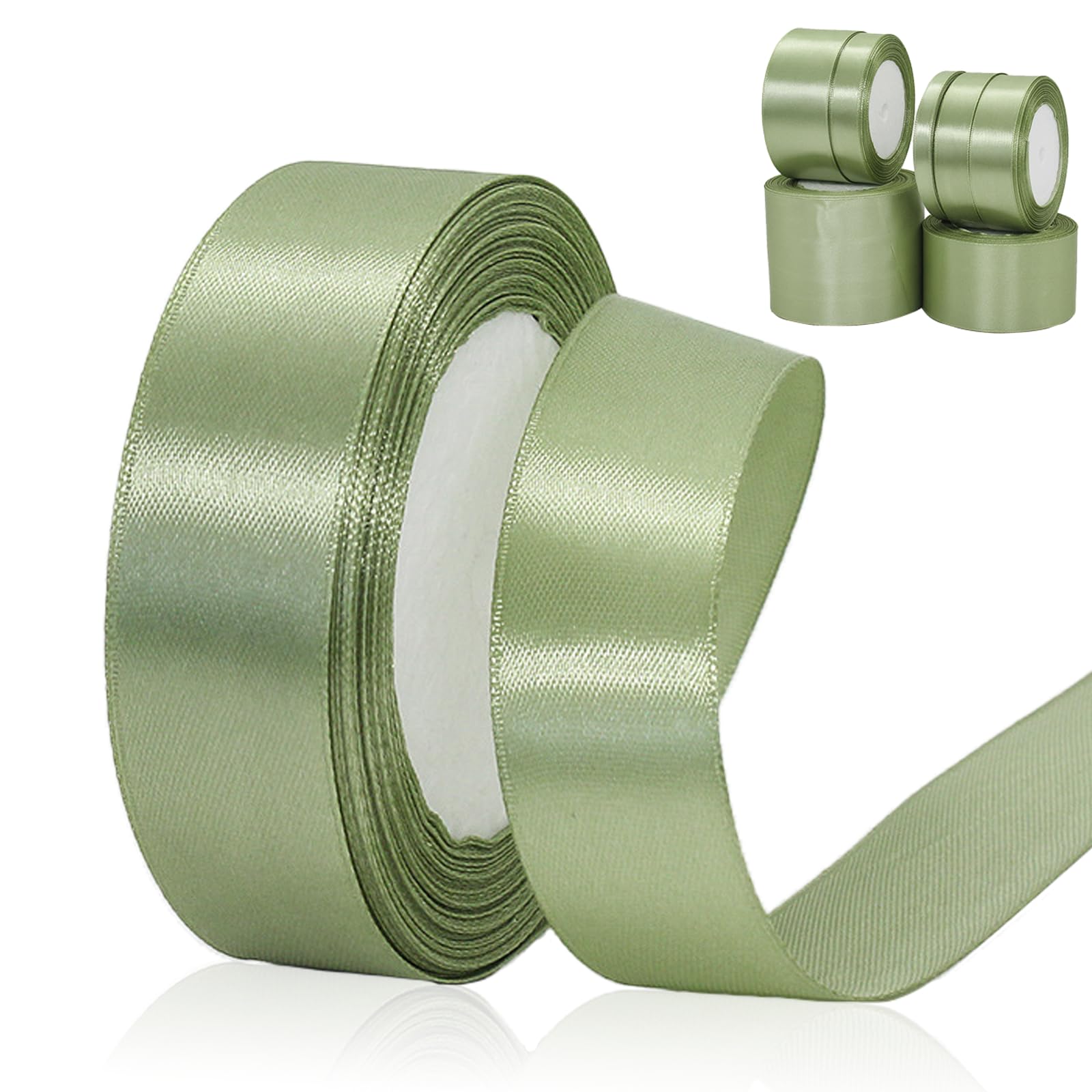 Champagne Gold Satin Ribbon 10mm, 23 Meters Champagne Fabric Ribbons Double Sided Silk Ribbons for Gift Wrapping, Crafting, Hair Bows, Balloons, Wreaths, Cakes, Wedding Party, Christmas Decoration — view 212