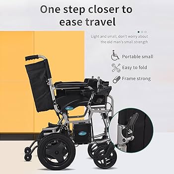 Amazon.co.jp: 電動車椅子、折りたたみ式軽量デラックスパワー