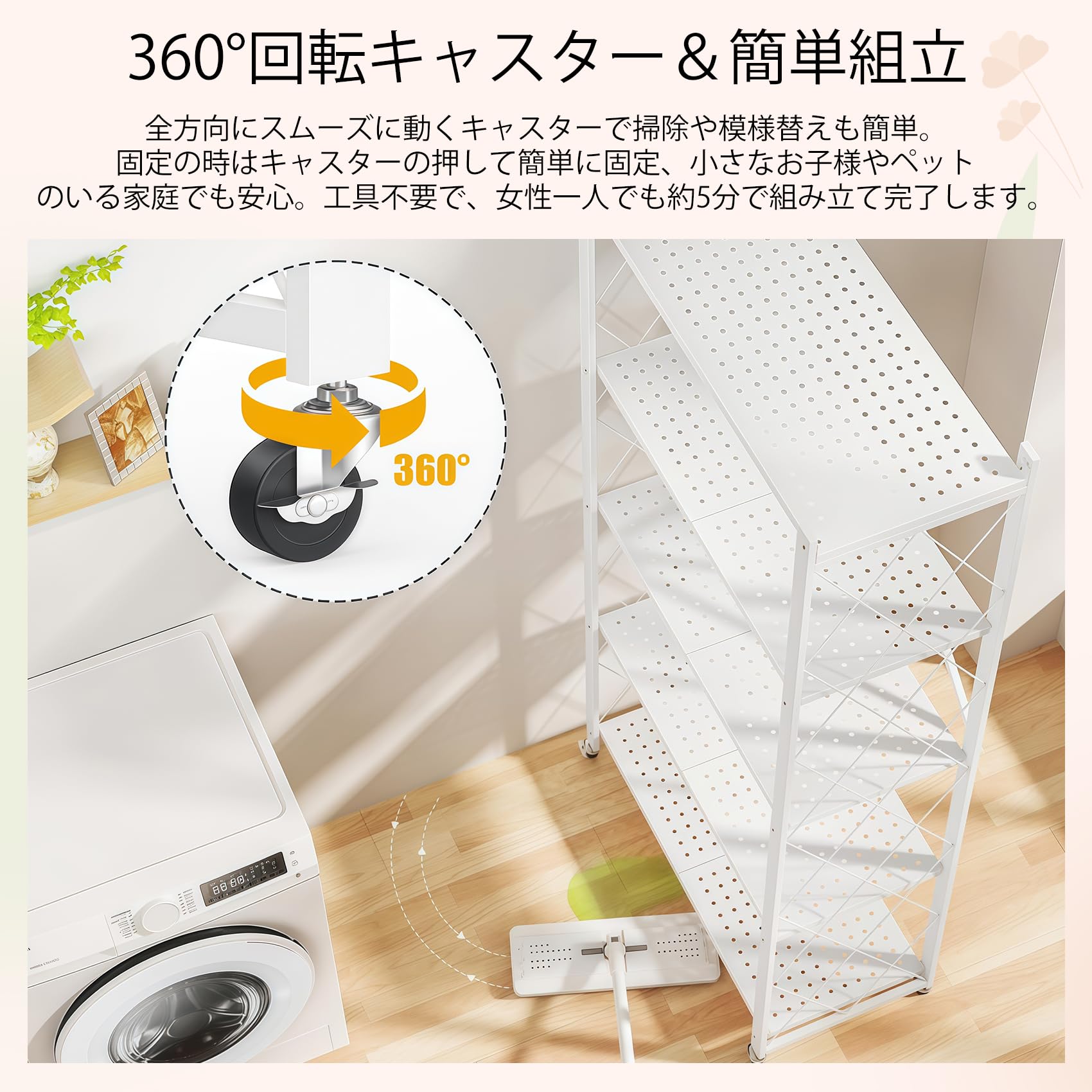 Amazon｜折りたたみラック スチールラック ラック メタルラック 5段 超