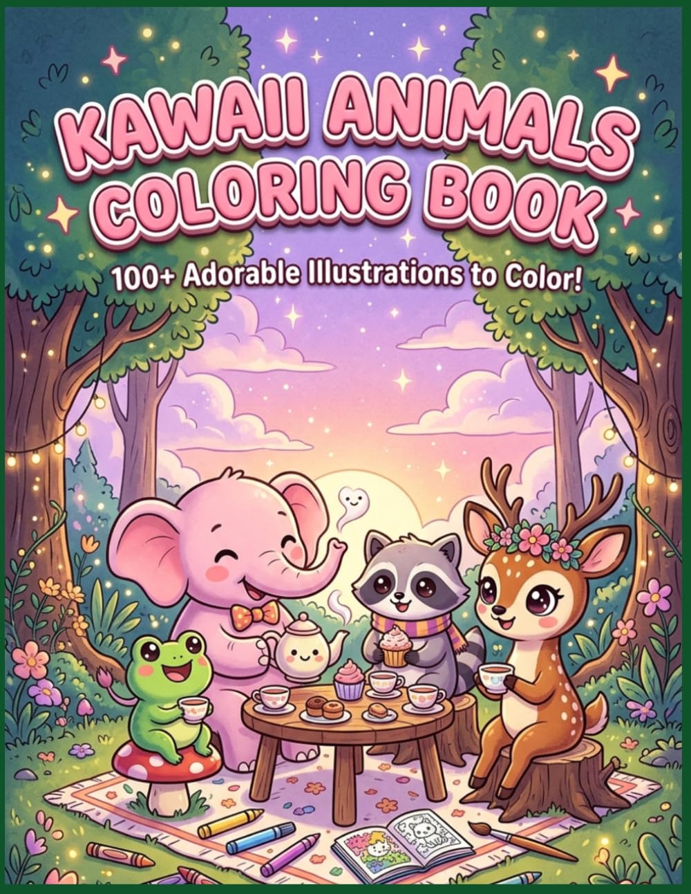 Animal Kingdom: A Fun Colouring Book for Kids Aged 3 to 6