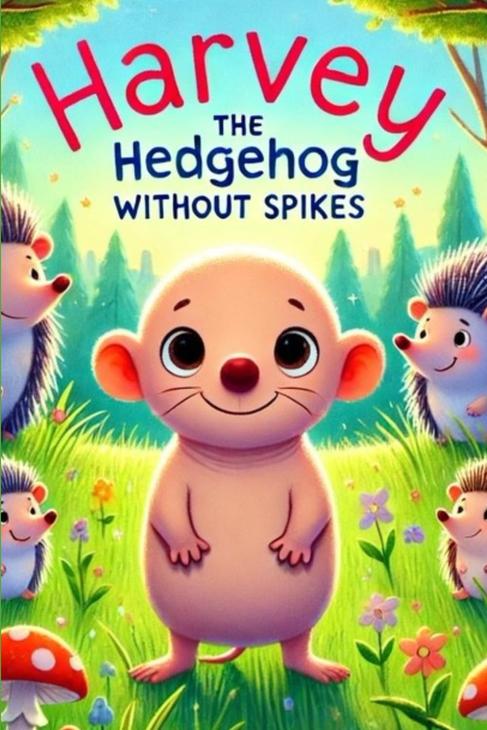 Harvey the Hedgehog Without Spikes
