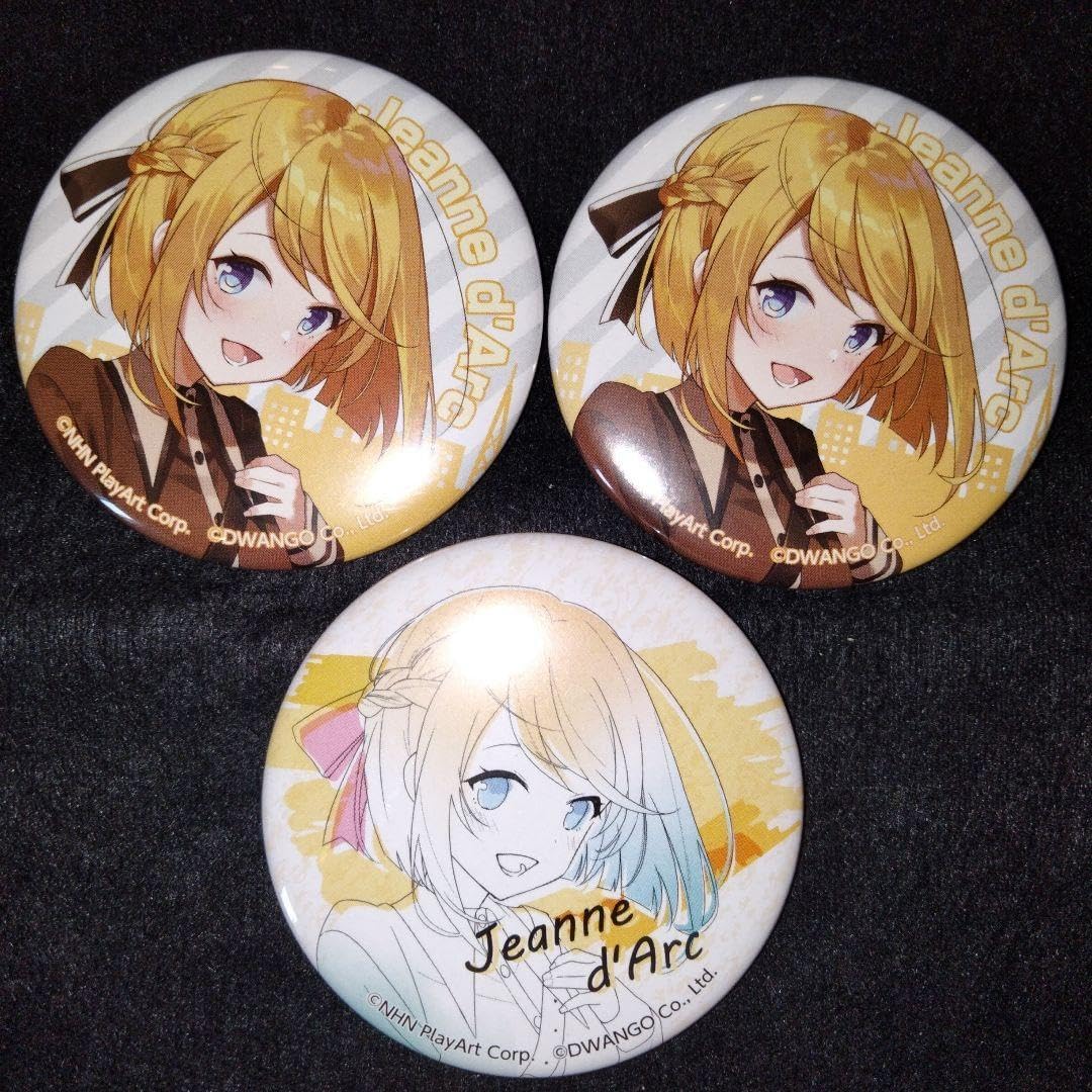 コンパス ドンキ コラボ 缶バッジ ジャンヌ 3点セット 1W6 コンパス ドンキ