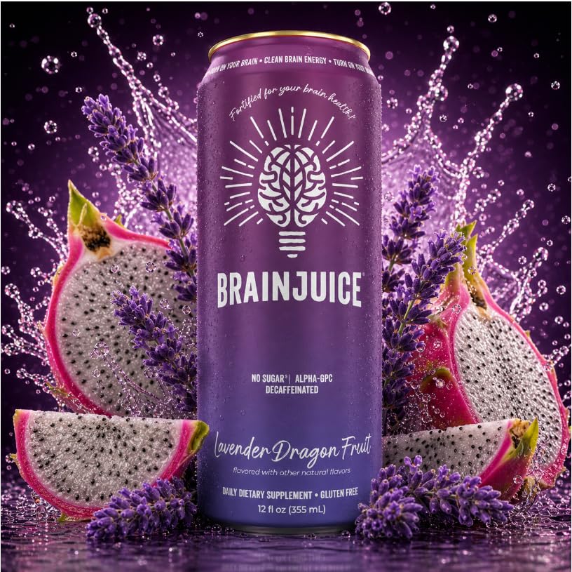 Amazon.com: Lavender Dragon Fruit Nootropic Supplement Drink, 12