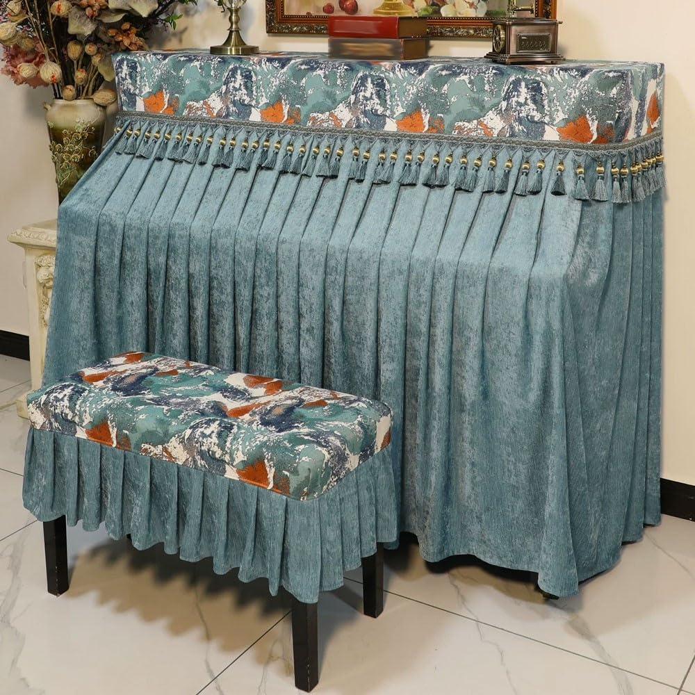 Osłona przeciwpyłowa na pianino, w stylu amerykańskim(Double Bench Cover)