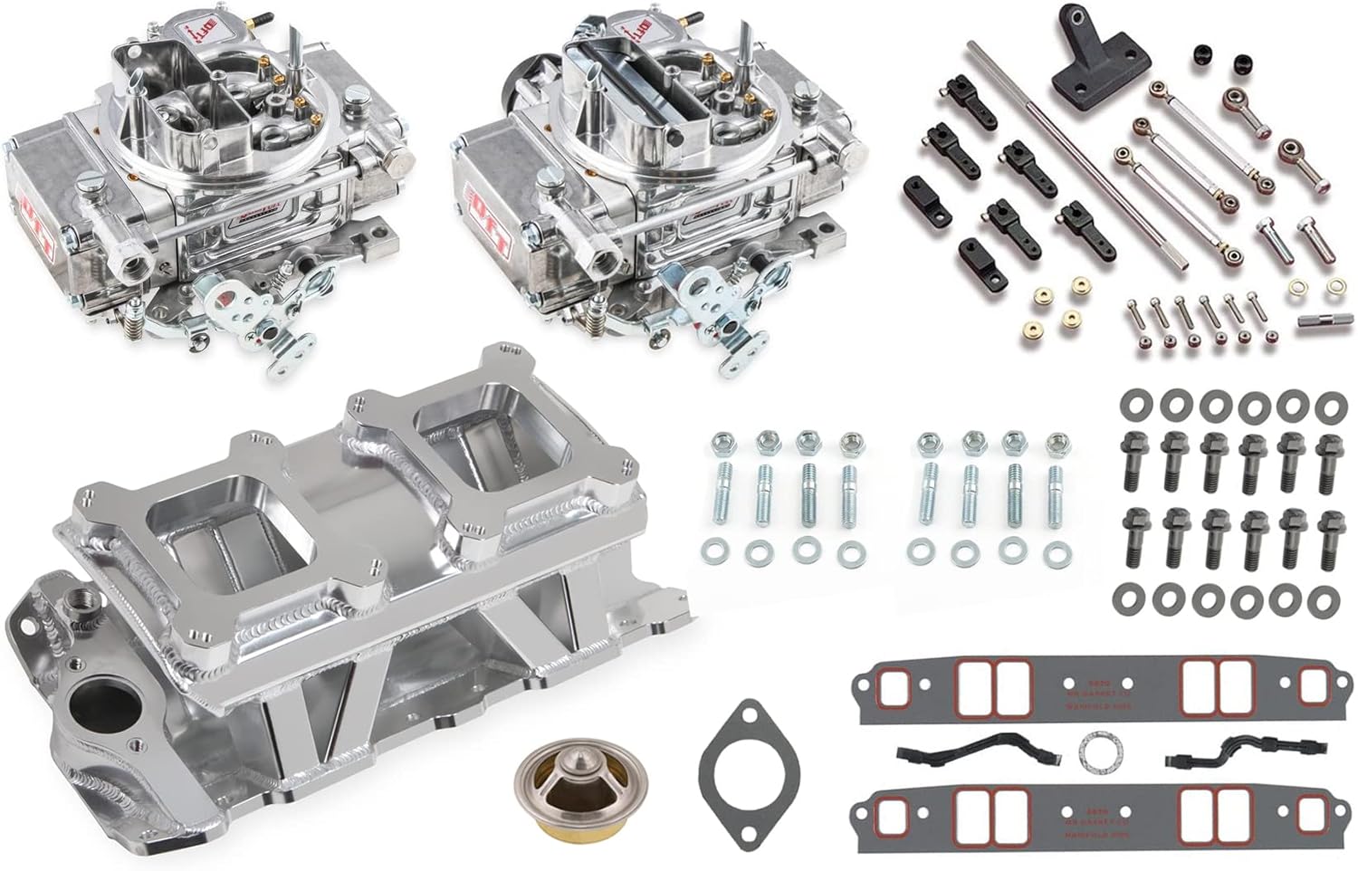 NEW HOLLEY SNIPER TUNNEL RAM INTAKE MANIFOLD KIT,FABRICATED