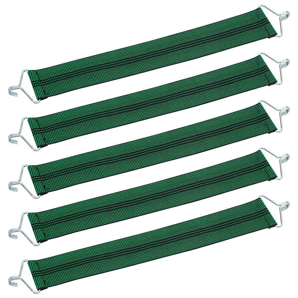 WEBEEDY 10 PCS Thicken Gravity Chair Belts Zero Gravity Reinforced Anti Cracking Belt Durable Chair Accessories for Lounge Chair Zero Gravity Chair Lawn Recliner Chair(Green,38x4.8 cm/15 x1.9 Inch)
