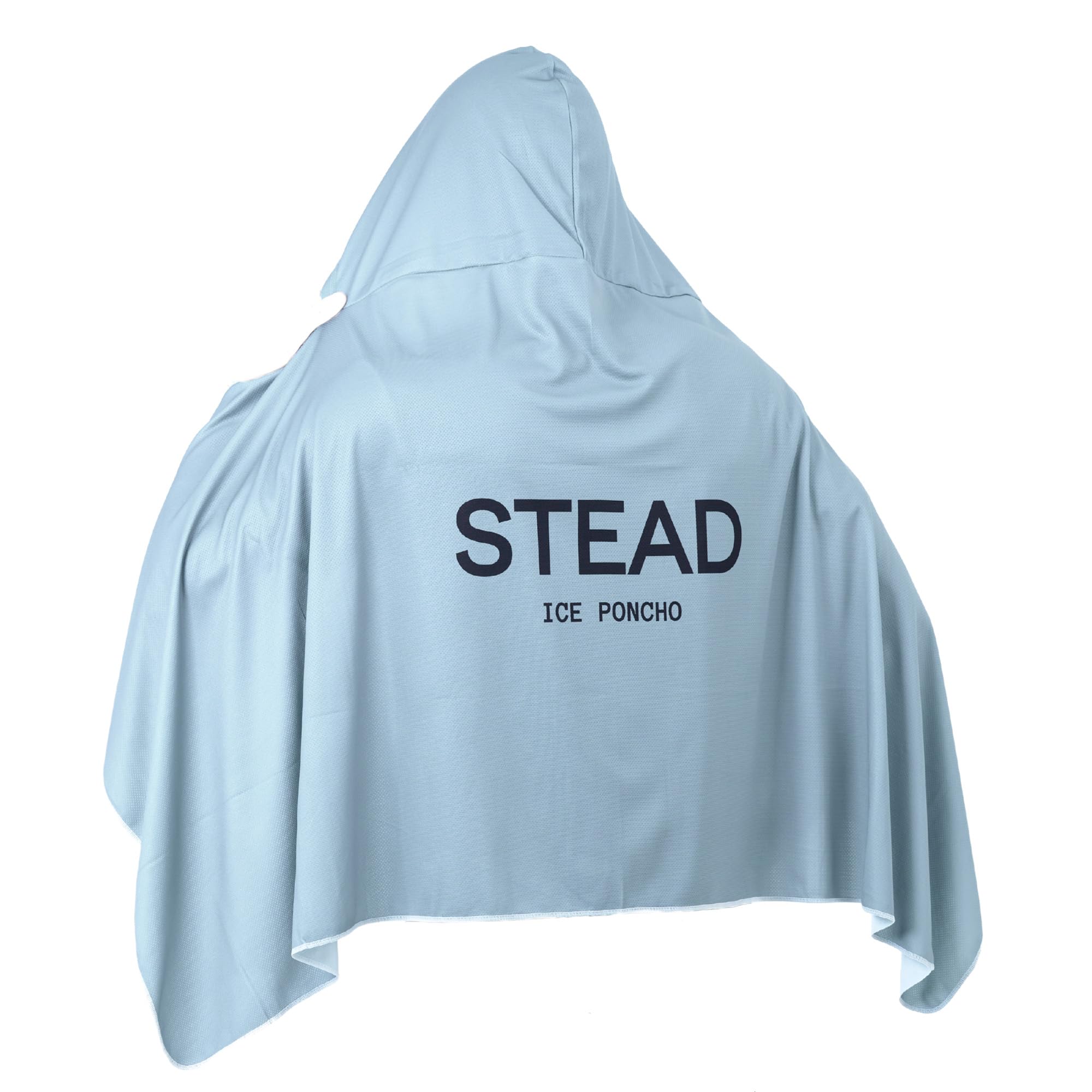 [STEAD] 冷感アイスポンチョ 冷却タオル｜熱中症対策 スポーツ観戦 夏フェ…