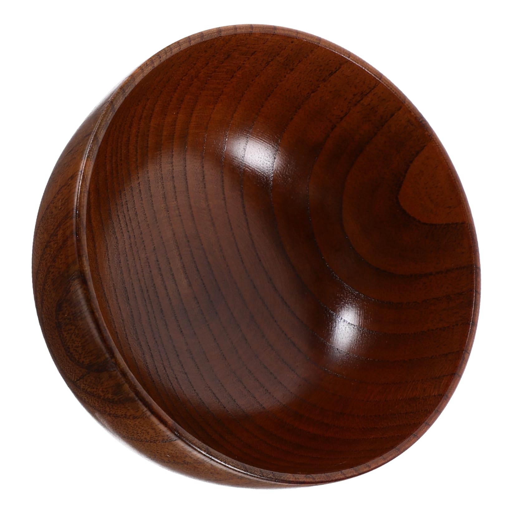 Cabilock 3 Piezas bol de madera ensaladera madera fruit bowl Ensaladera de tazón japonés de tazón de práctico bochas tazón de sopa de cuencos de