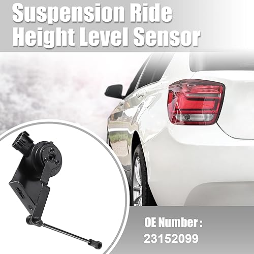 Miniatura 2 de X AUTOHAUX 23152099 Sensor de nivel de altura de paseo de suspensión neumática delantera derecha para Cadillac Escalade 2015-2020