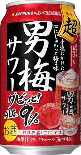 Amazon Co Jp サッポロ 超男梅サワー チューハイ 350ml 24本 食品 飲料 お酒