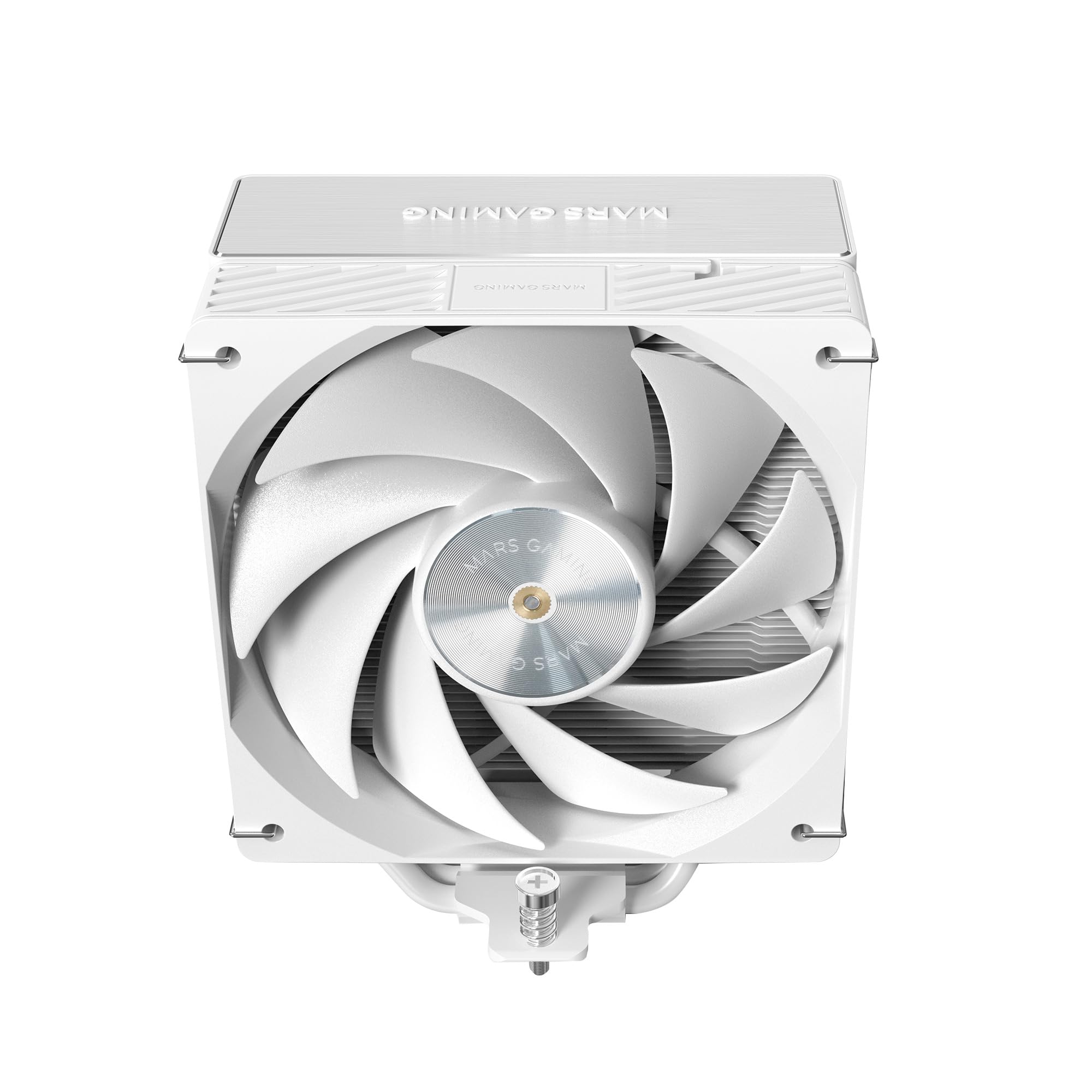 Mars Gaming MCPU-X5, Dissipatore CPU 280W TDP, 5x Heatpipes HCT Nuova Generazione, Ventola PWM SI Extreme-Silent 120mm, Nucleo in Rame Iperbilanciato, Compatibilità Universale Intel e AMD, Bianco