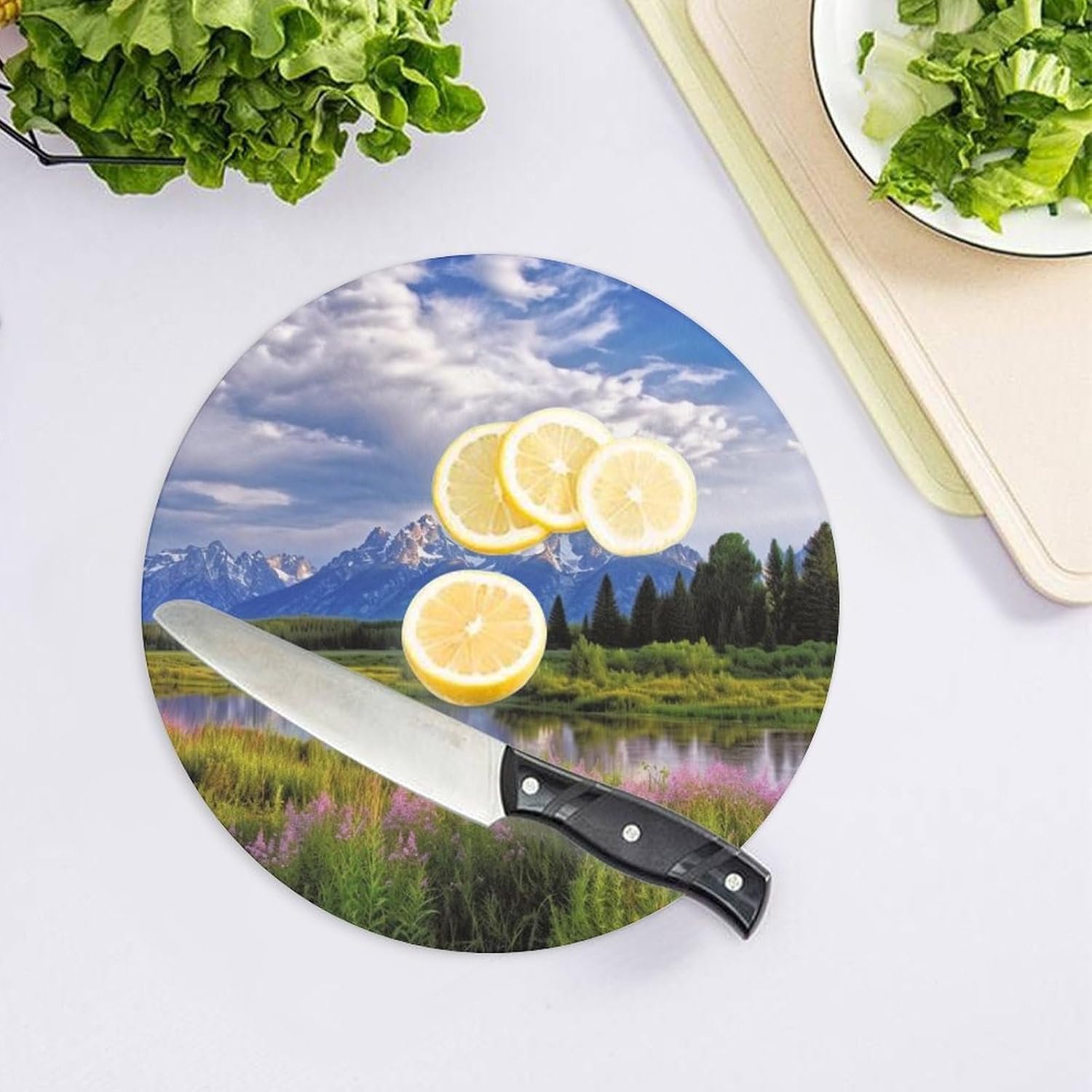 Grand Teton National Park Tempered Glass Cutting Boards for Kitchen image 4