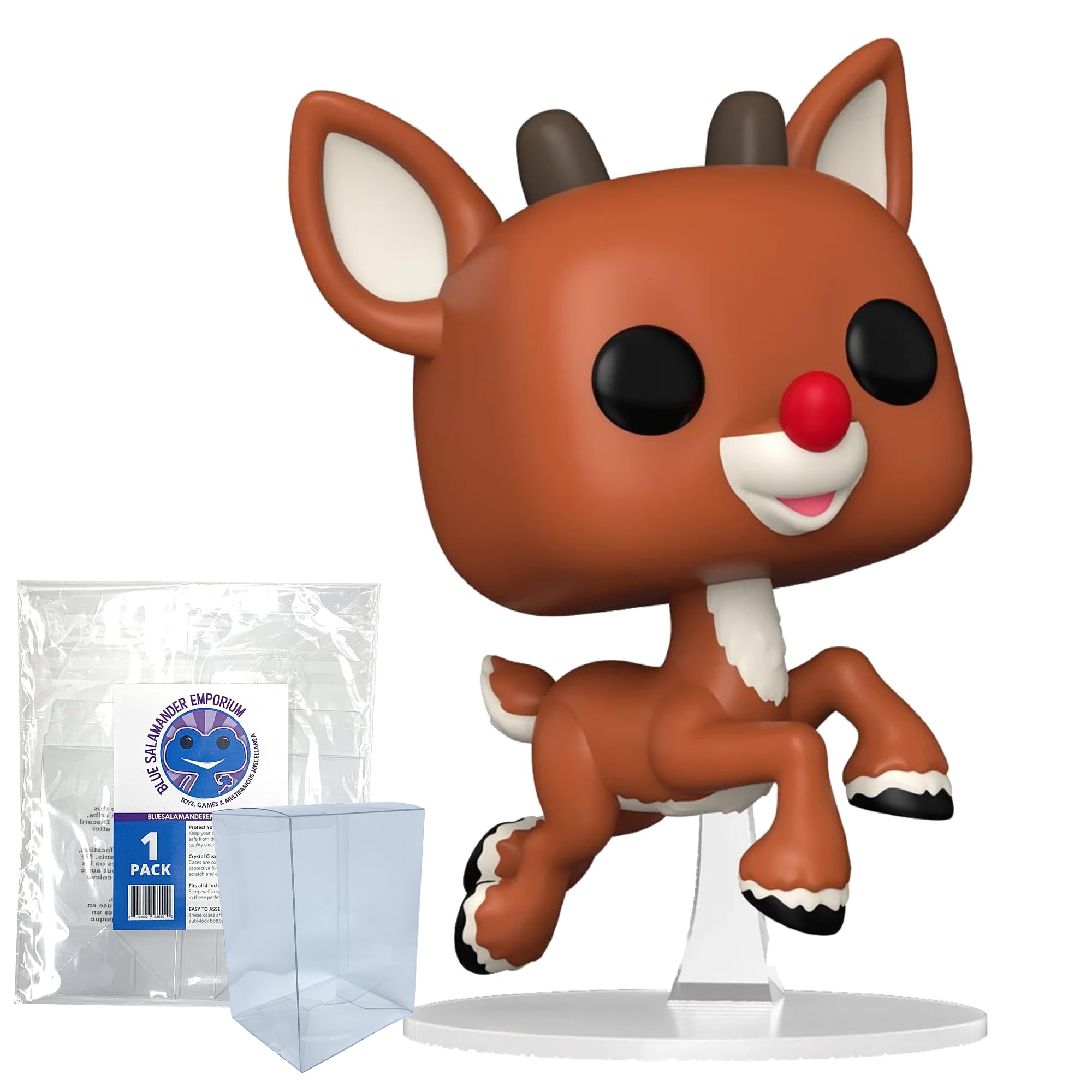 Blue Salamander Emporium Protective Case Bundle – Includes Rudolph (Flying) #1568 Vinyl Figure