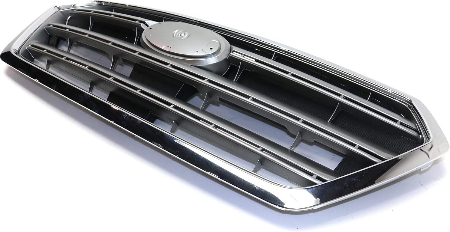 Garage-Pro Grille Assembly Compatible with SUBARU LEGACY 2015-2017 Painted-Silver/Gray with Chrome Trim