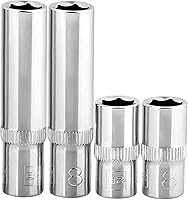 Vista 1 de BRAZEN Paquete de cuatro enchufes de 0.315 in (unidad de 1/4 pulgadas, multitipo)