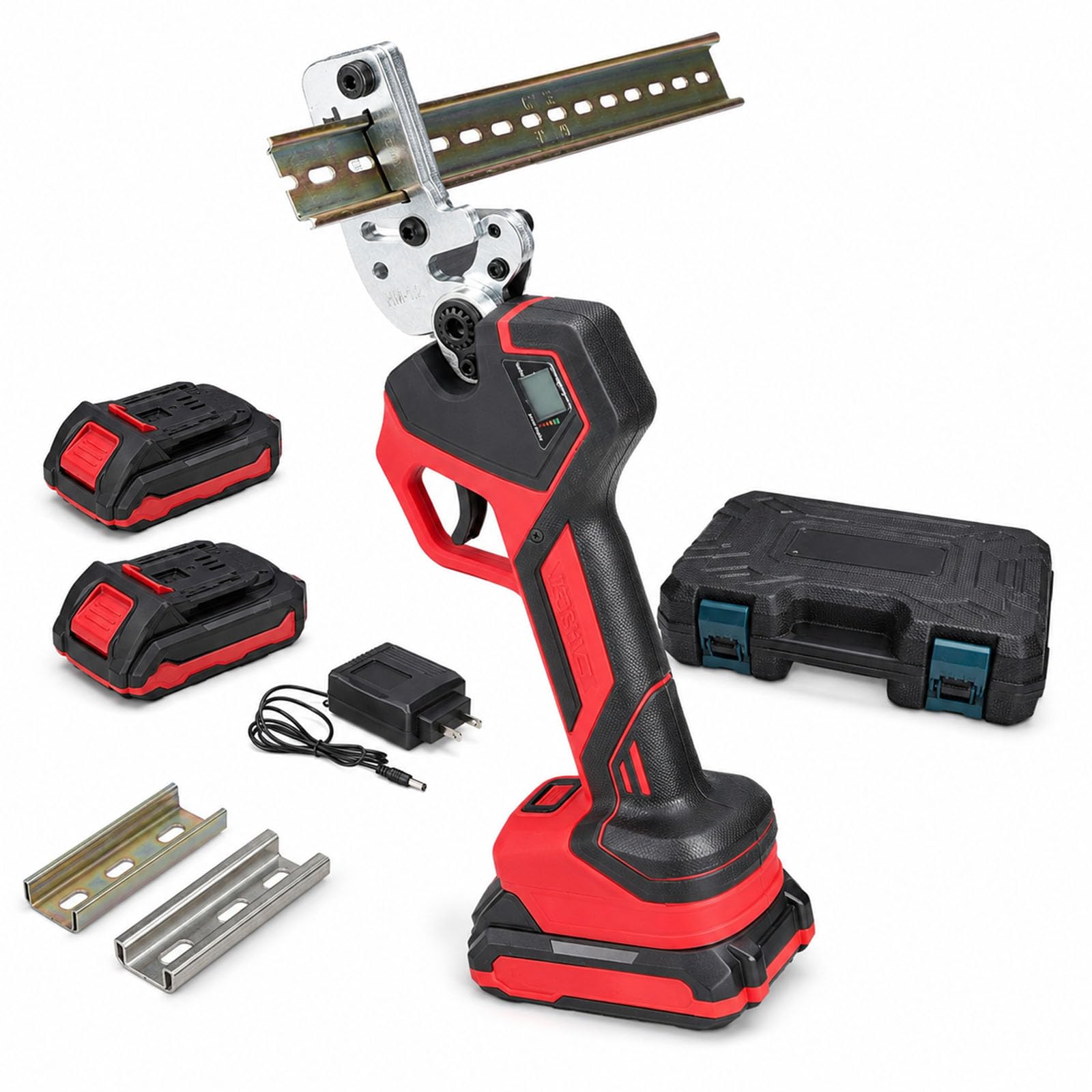 Coupe-rail Rechargeable, Avec Double Rainure Et Affichage Led