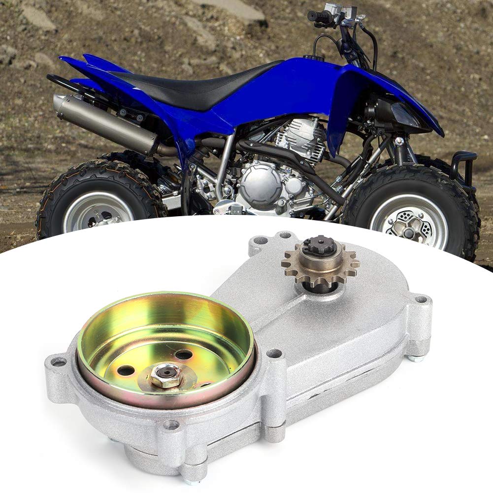 EVGATSAUTO Kit Frizione in Lega di Metallo + Scatola Ingranaggi in Ceramica, Scatola Ingranaggi con Campana a Tamburo Frizione 14T con Frizione per Mini Quad 47 49 Mini Pocket Quad Dirt Bike