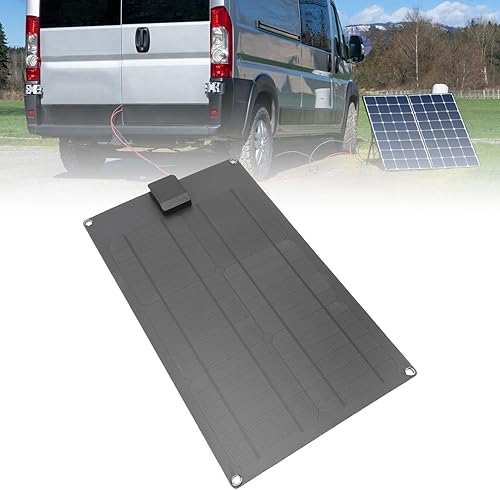 Miniatura 6 de Fafeicy Cargador de batería solar de 30 W, kit de panel solar portátil con controlador inteligente mejorado para automóvil, barco, RV, motocicleta