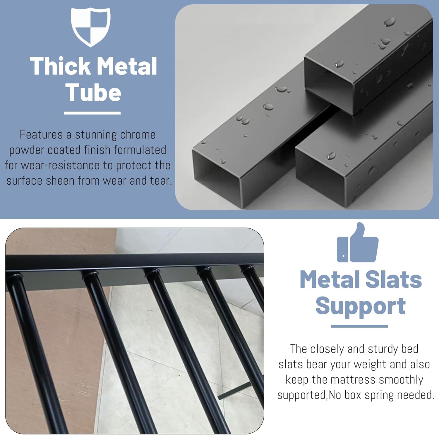 Quad Bunk Bed, Heavy Duty Metal 4 Bunk Beds for Kids with Ladders, Detachable Industrial L-Shaped Bunk Beds, Space Saving Design,Can Be Divided Into 3 Twin Beds, Black