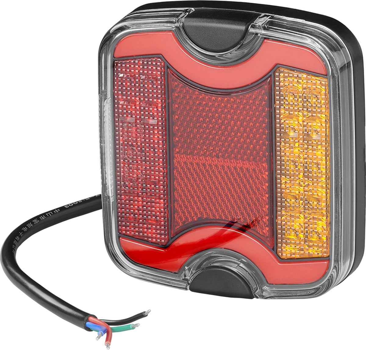 ProPlus Tylne prawe światło 4-funkcyjne, 105 x 95 mm, LED + GLOW, tylne światło przyczepy