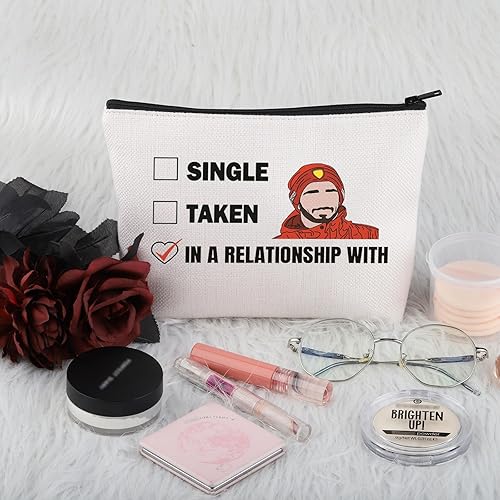 Miniatura 4 de PWHAOO Bolsa de maquillaje inspirada en las carreras de coches, bolsa de maquillaje para fanáticos, bolsa de cosméticos para carreras, fandom merch,