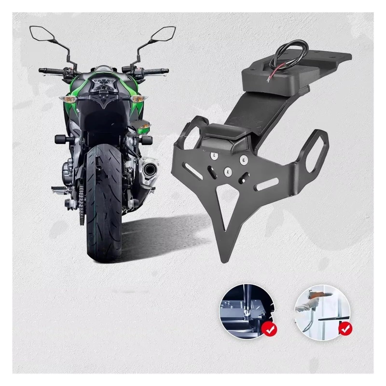 Porta targhe Moto Per Kawasaki Per Z900 Per Z 900 2021-2024