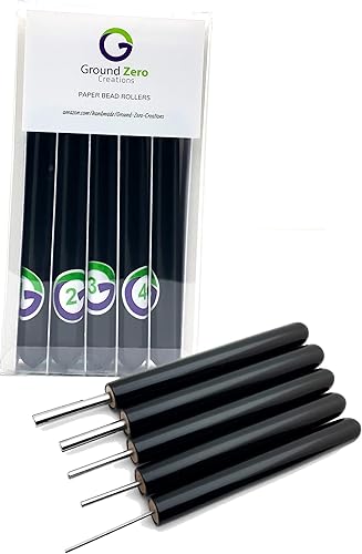 Miniatura 4 de Paper Bead Roller Quilling Tool 5-Piece Set Each Tool has Slotted Tip for Paper Rolling