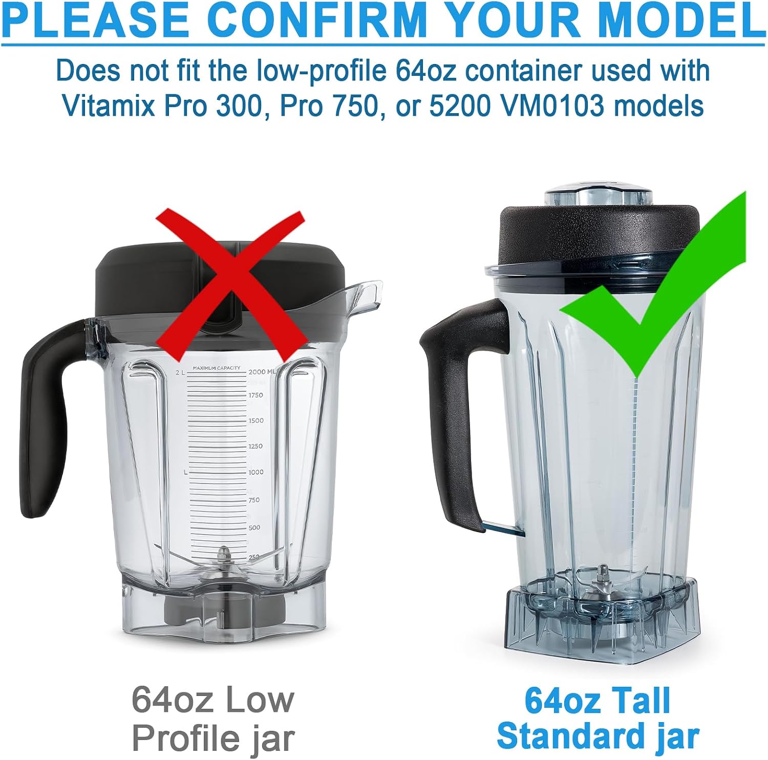 Lid Plug Replacement for Mixer 64 oz Container Blender Accessories fits Drink Machine 2 Speed and Xl High Profile 64 oz Container，2Pack