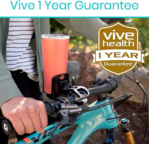 Miniatura 9 de Vive Portavasos para andador, silla de ruedas, accesorios, cochecito, adultos, bicicleta, barco, escritorio, scooter de movilidad, rodillo, silla de