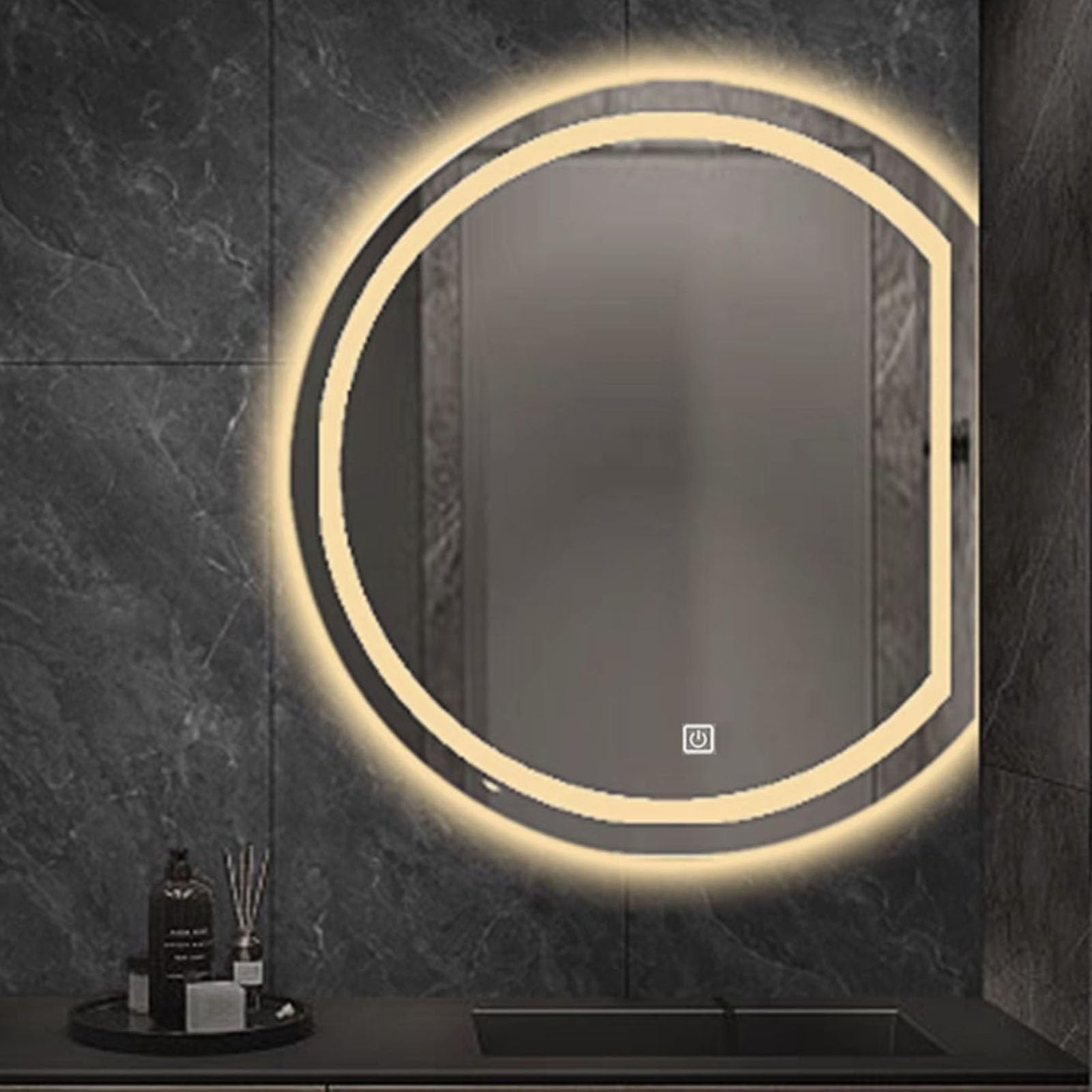 LED lichtspiegel dimbaar Amber 80x60 cm anti-condens kopen