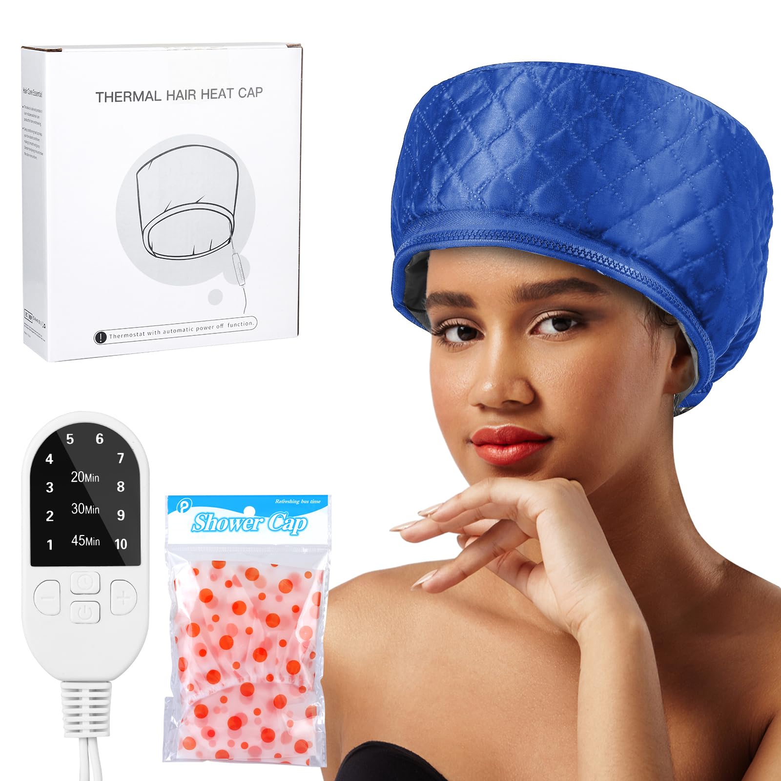 Hair Steamer For Deep Conditioning Heat Cap For Natural Hair