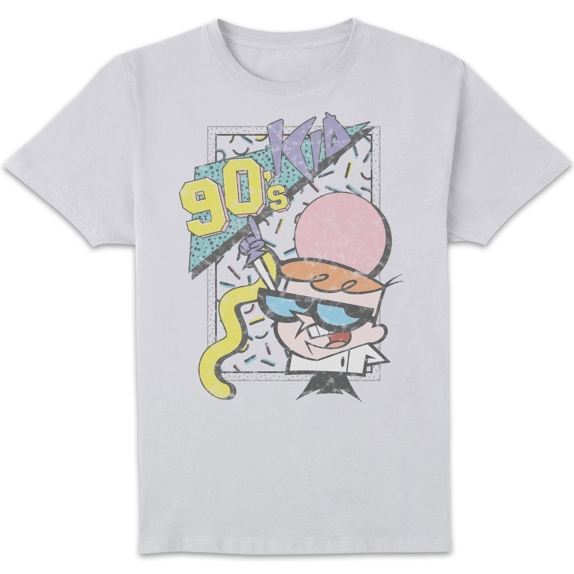 Cartoon Network Spin-Off Dexter's Laboratory 90's Kid T-Shirt - White M