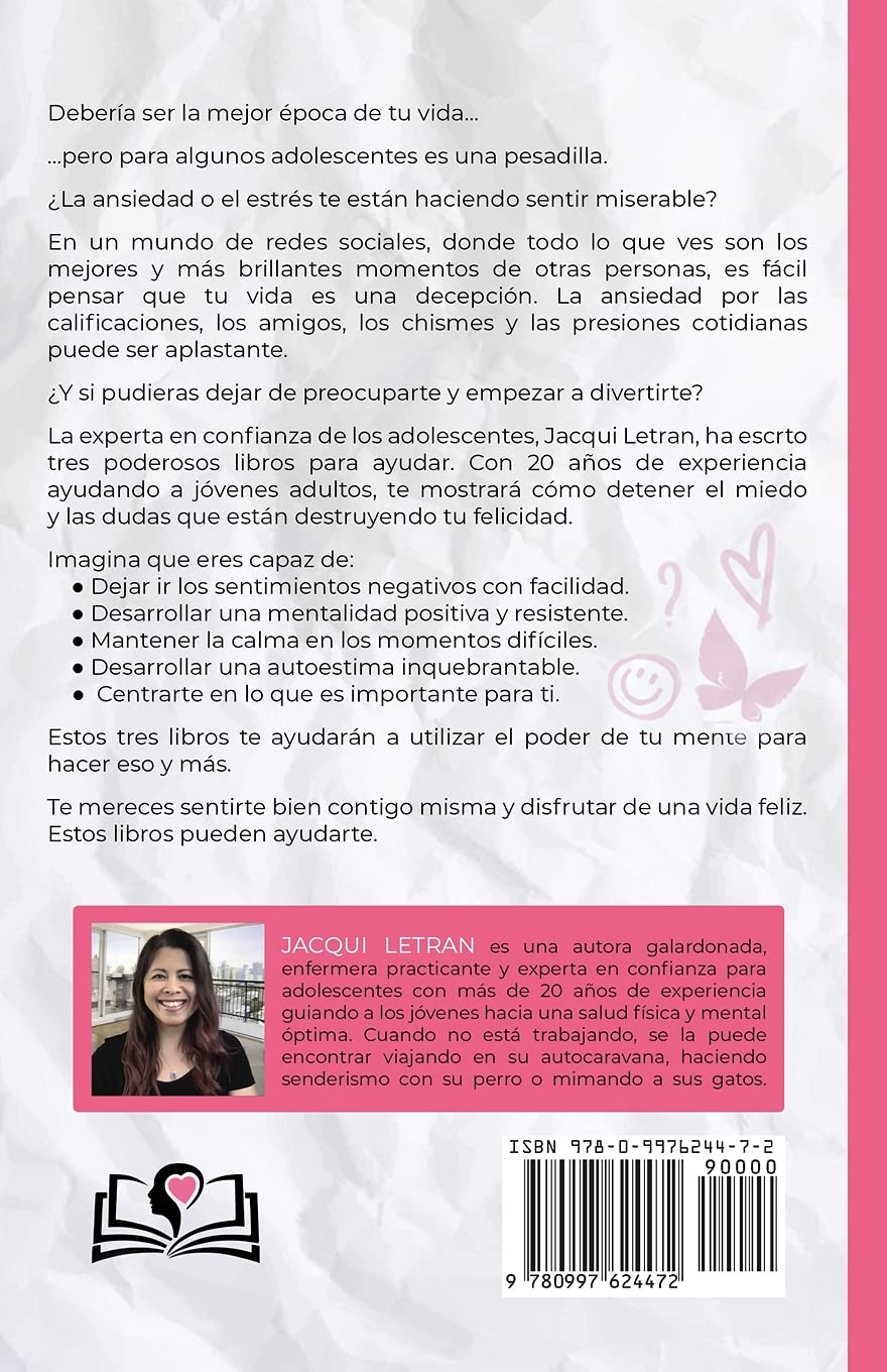 Palabras de sabiduría para las adolescentes: Libros para ayudar a las adolescentes a vencer los pensamientos negativos, ser positivas y a construir una confianza inquebrantable
