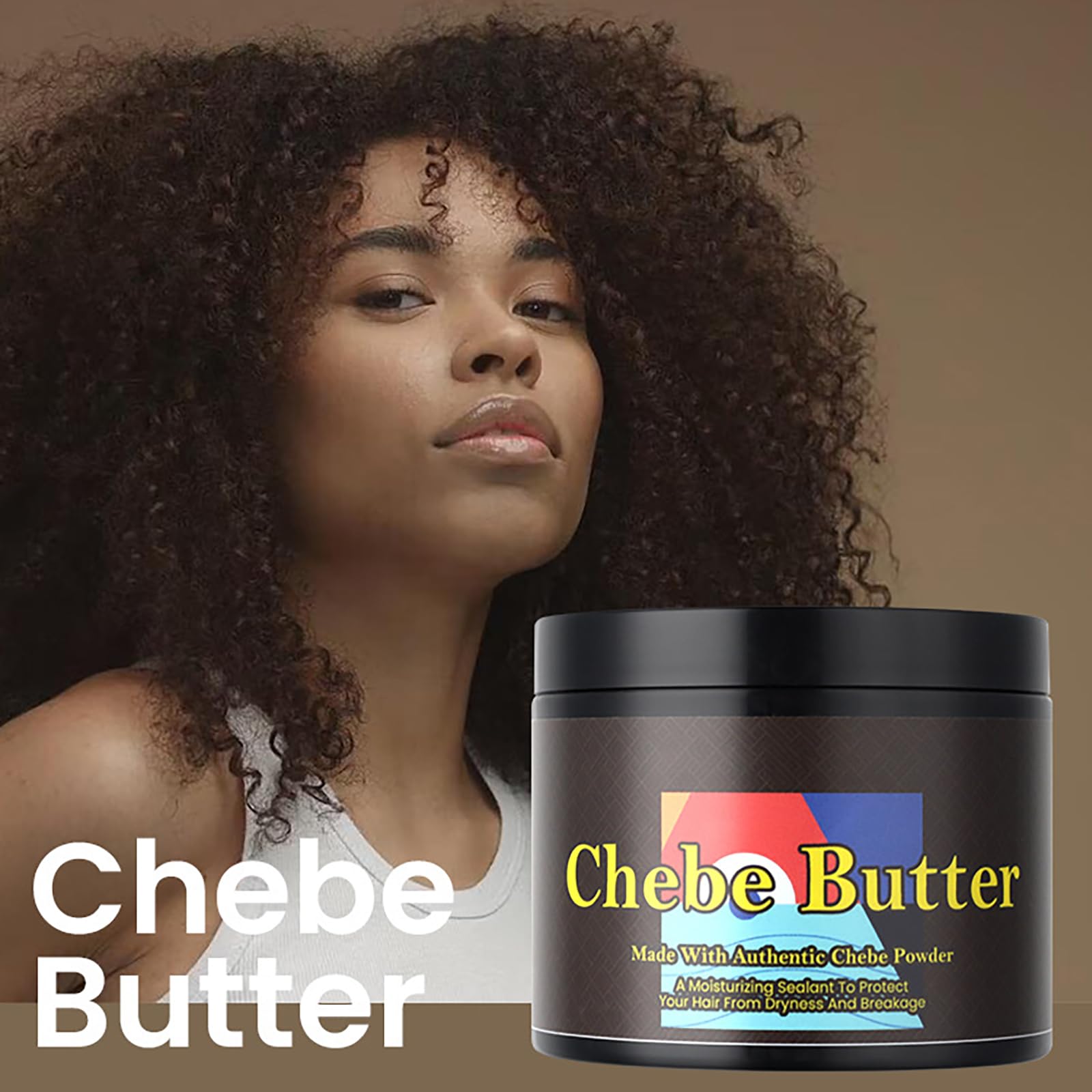 Chebe Hair Butter With Chebe Powder, Castor Oil, Shea Butter - Helps With Split Ends, Nourishing Afro Hair Oil For All Hair Types - Image 2