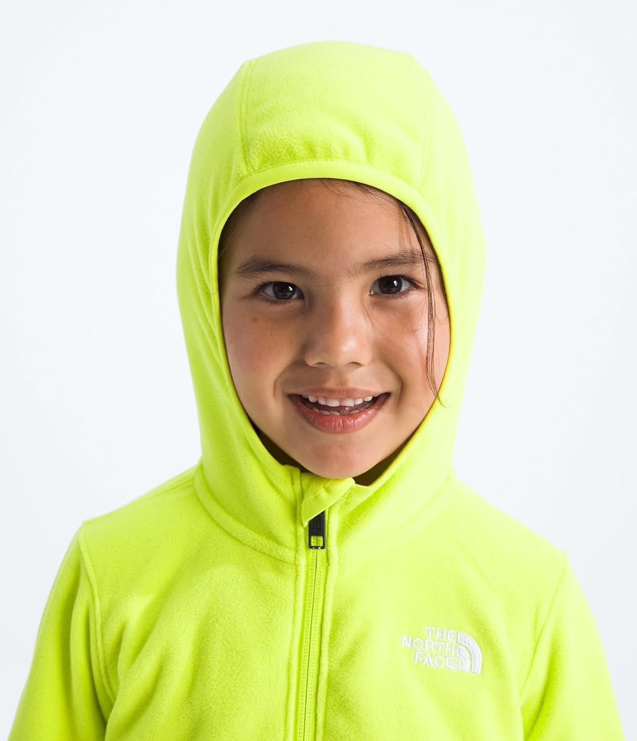 THE NORTH FACE Kids' Glacier Lightweight Full Zip Hooded Jacket | Fleece Top With 3 Piece Hood, Secure-zip Hand Pockets - Image 3