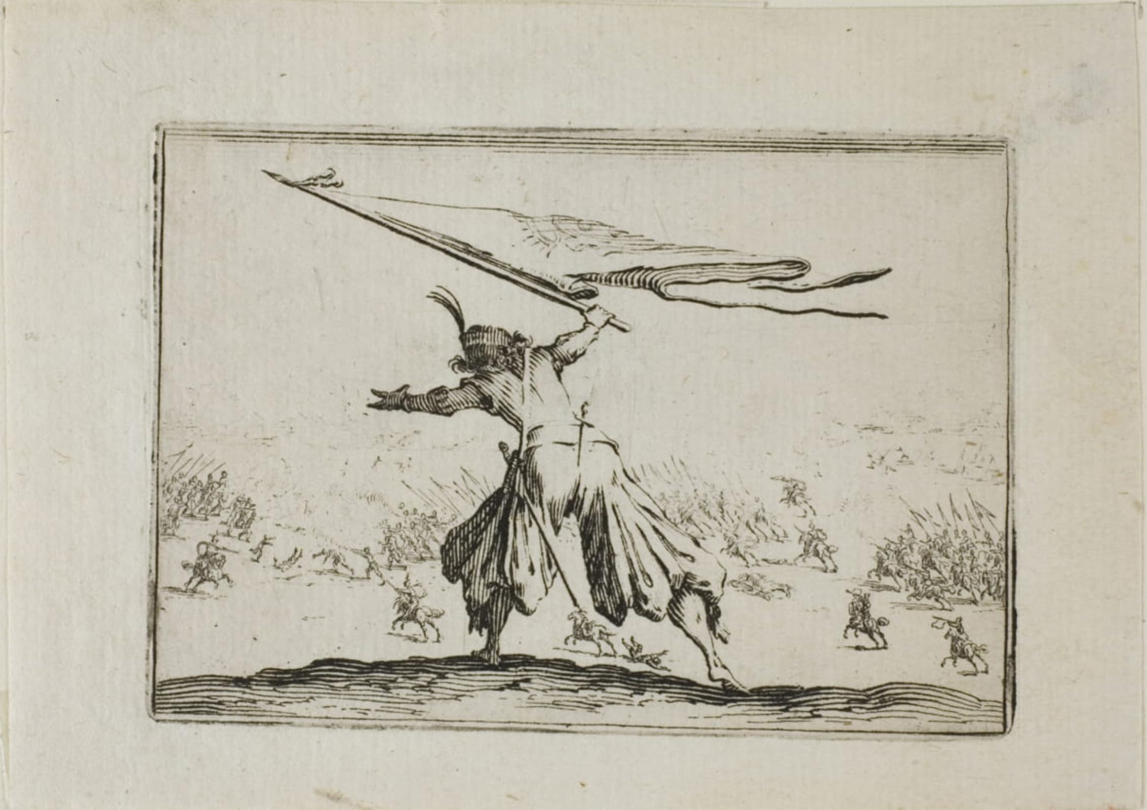 ARTXLXXBN Famous Art Print Poster Vintage Wall Art the Standard Animaler by Jacques Callot Canvas Art Poster for Home Decor 60x90cm