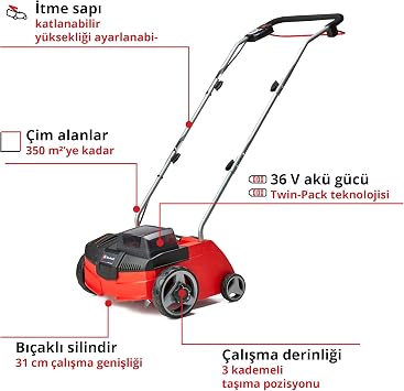 Einhell Cordless Grass Ventilation GC-SC 36/31 Li-Solo Power X-Change - 3420660