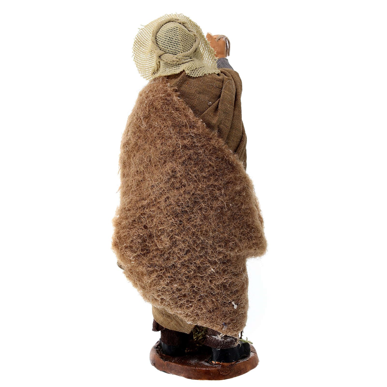 Holyart Presepe Napoletano: Pastore con lanterna 14 cm