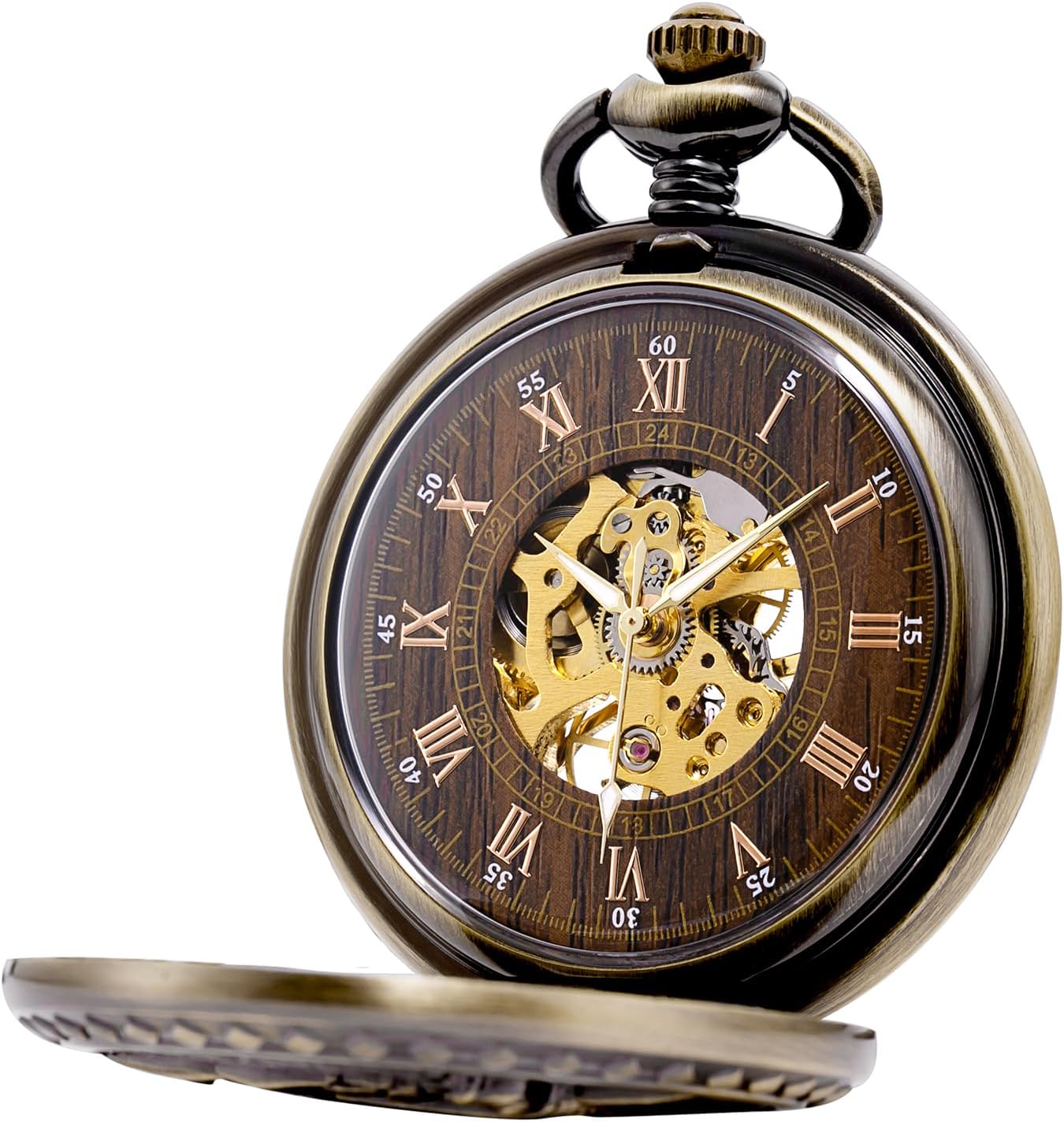 TREEWETO Antique Skeleton Mechanical Pocket Watch Australia Ubuy