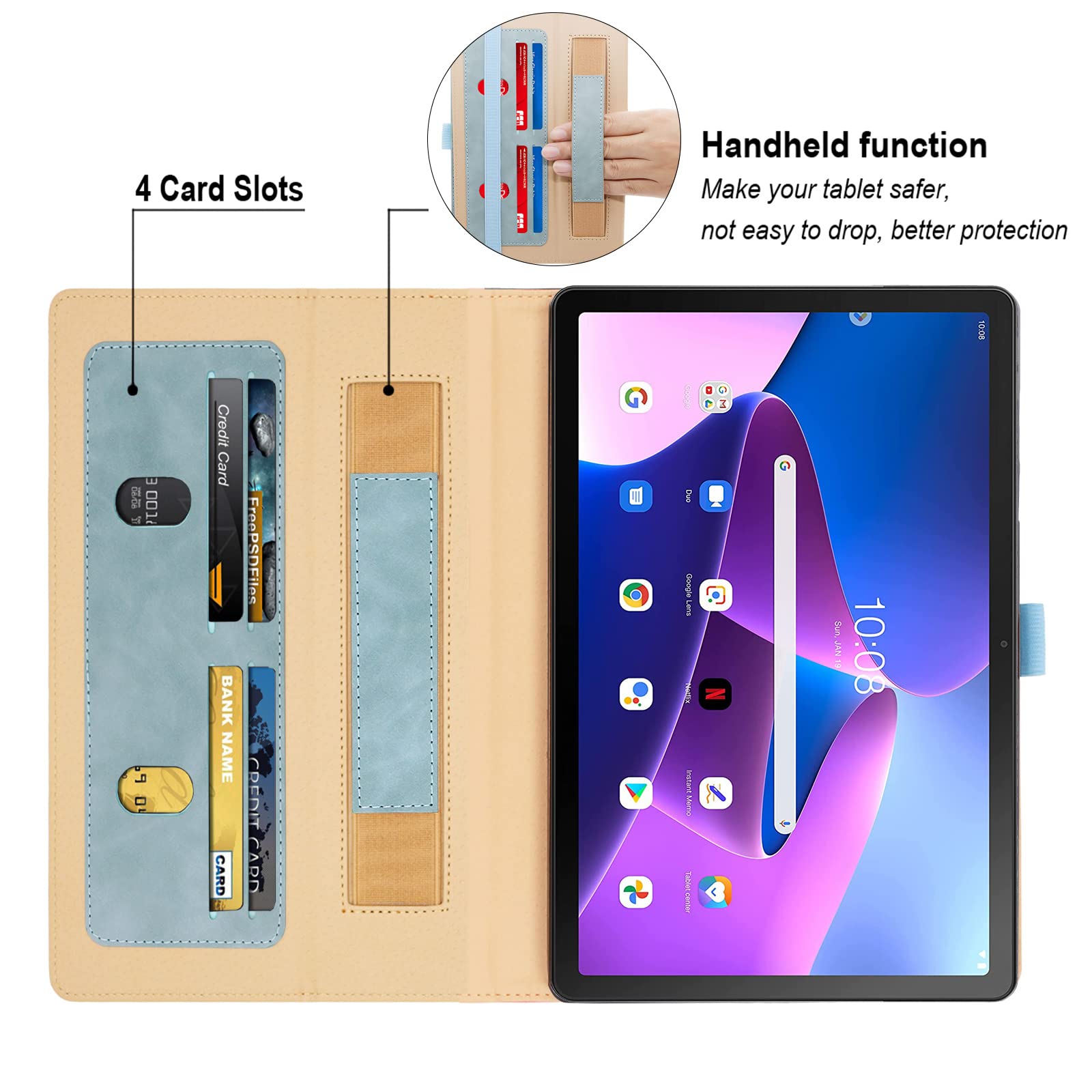 Amazon.co.jp: Lenovo Tab M10 (3rd Gen) ケース レノボタブレットM10