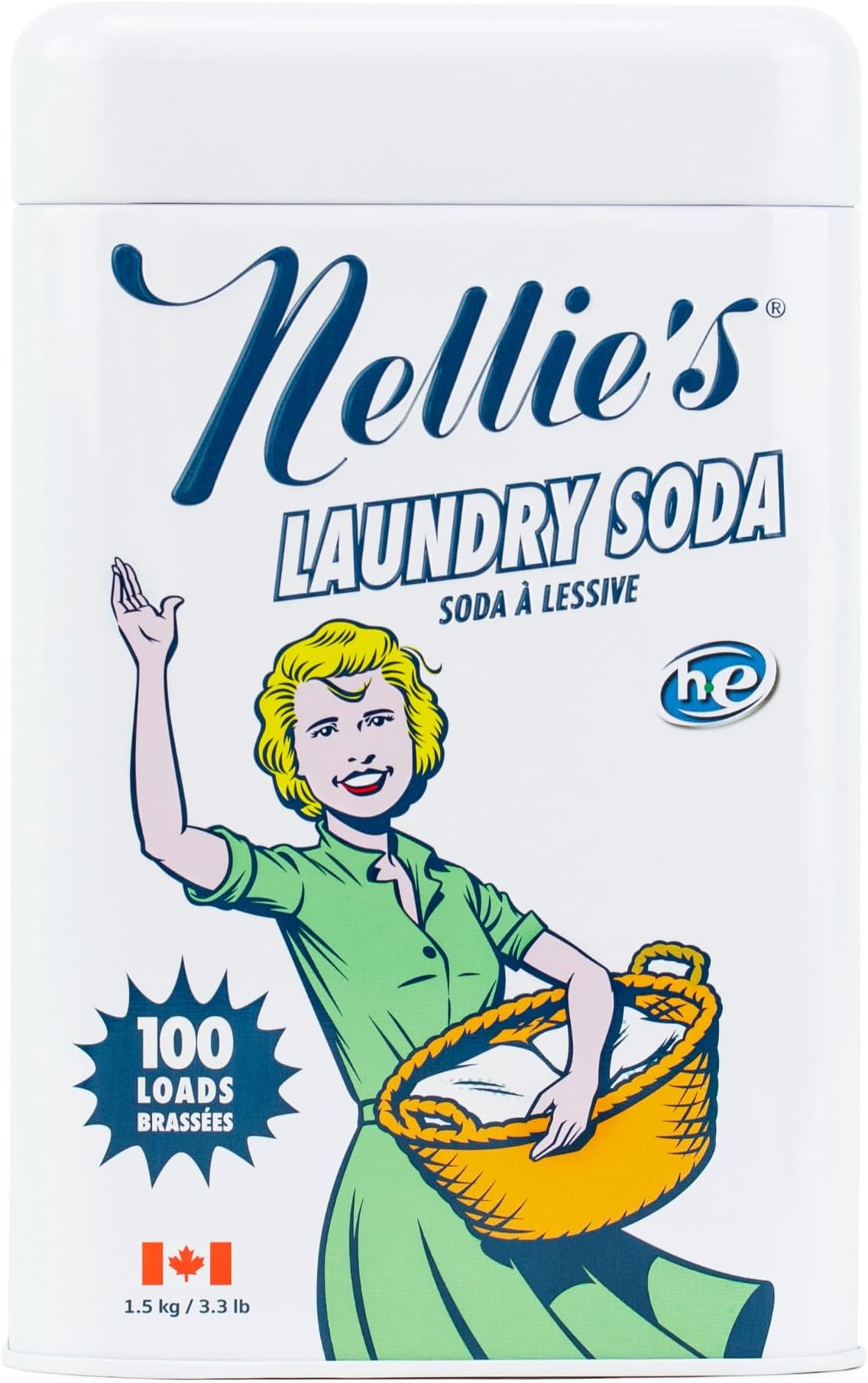 Nellie's All Natural Laundry Soda, 3.3 lbs. (1) by Nellie's