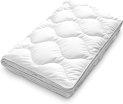 Siebenschläfer Sommerdecke 155x220 cm - dünne und leichte Bettdecke für den Sommer (155 x 220 cm - leichte Sommerdecke)