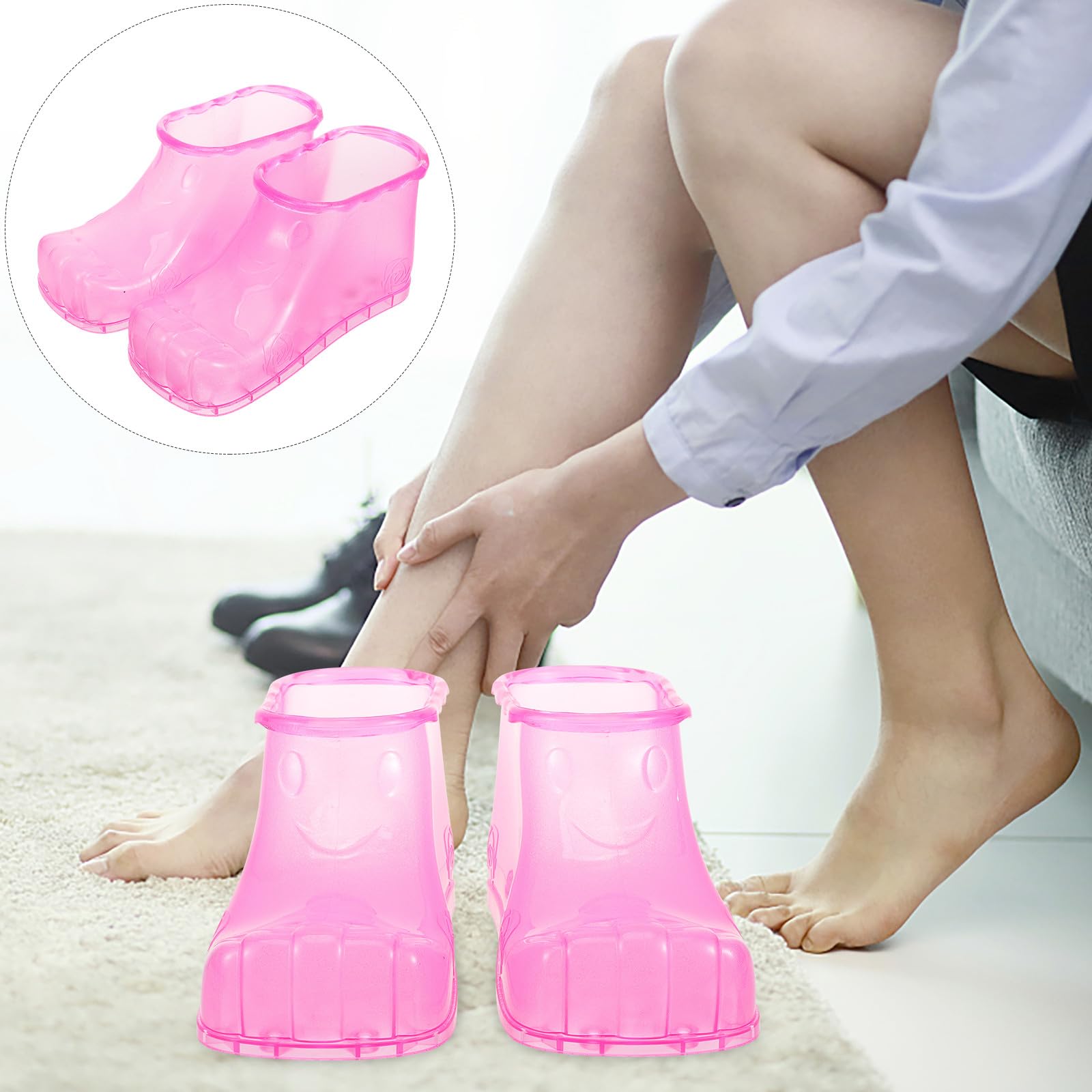 Scarpe da Bagno per Massaggi Piedi in Plastica Antiusura Taglia 42 Vasca Idromassaggio Plantare Grande Capacità per Uso in Bagno e All'aperto