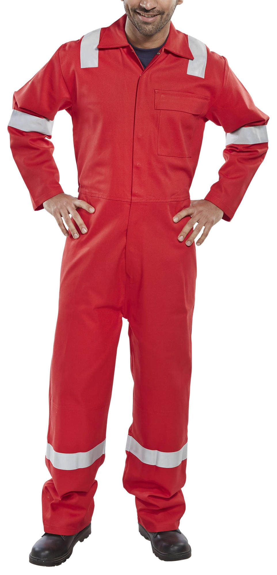 Beeswift Fire Retardant Nordic Design Boilersuit Red 36 CFRBSNDRE36