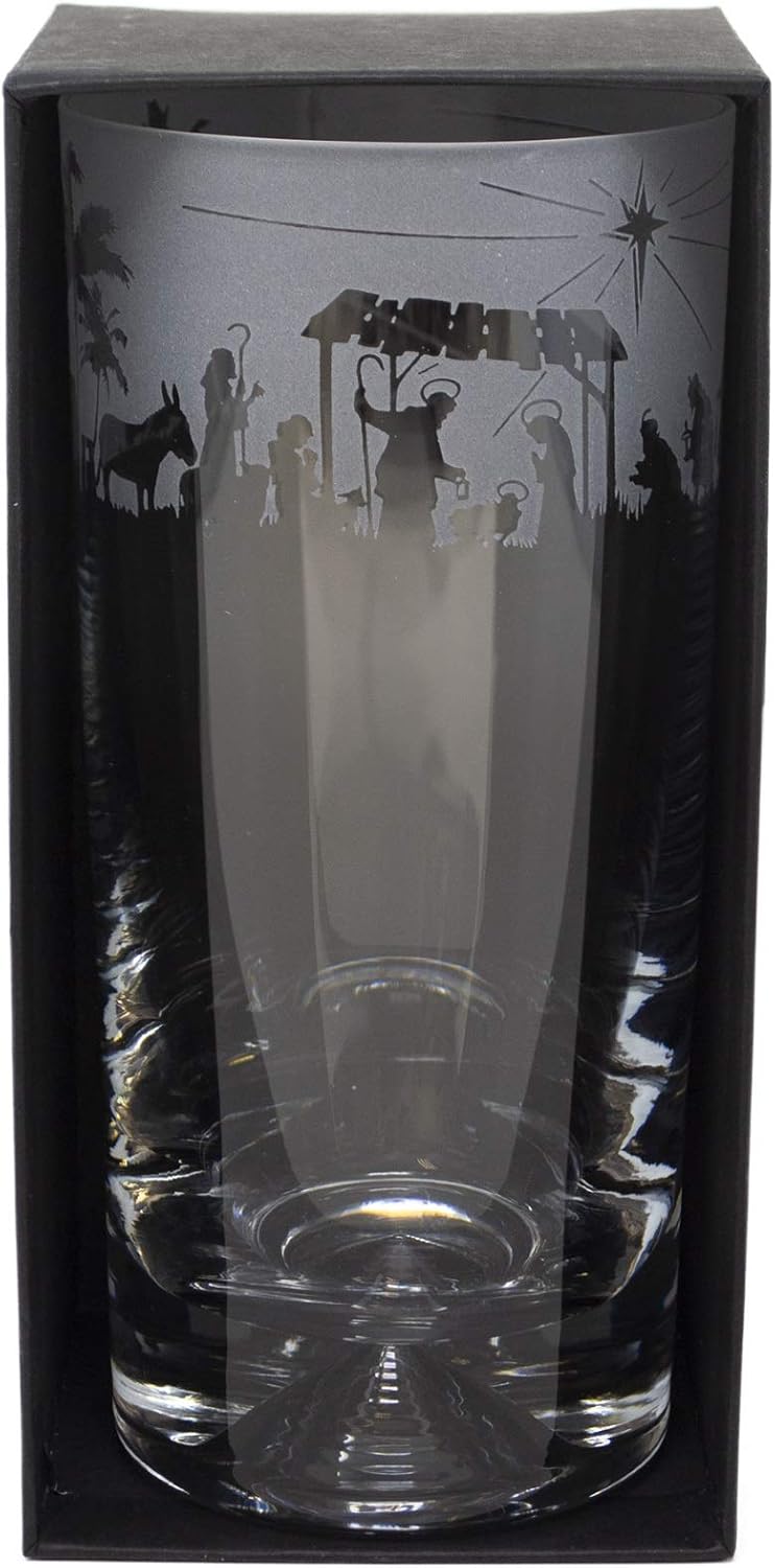 Milford Collection Animo Glass Highball Glass- Nativity