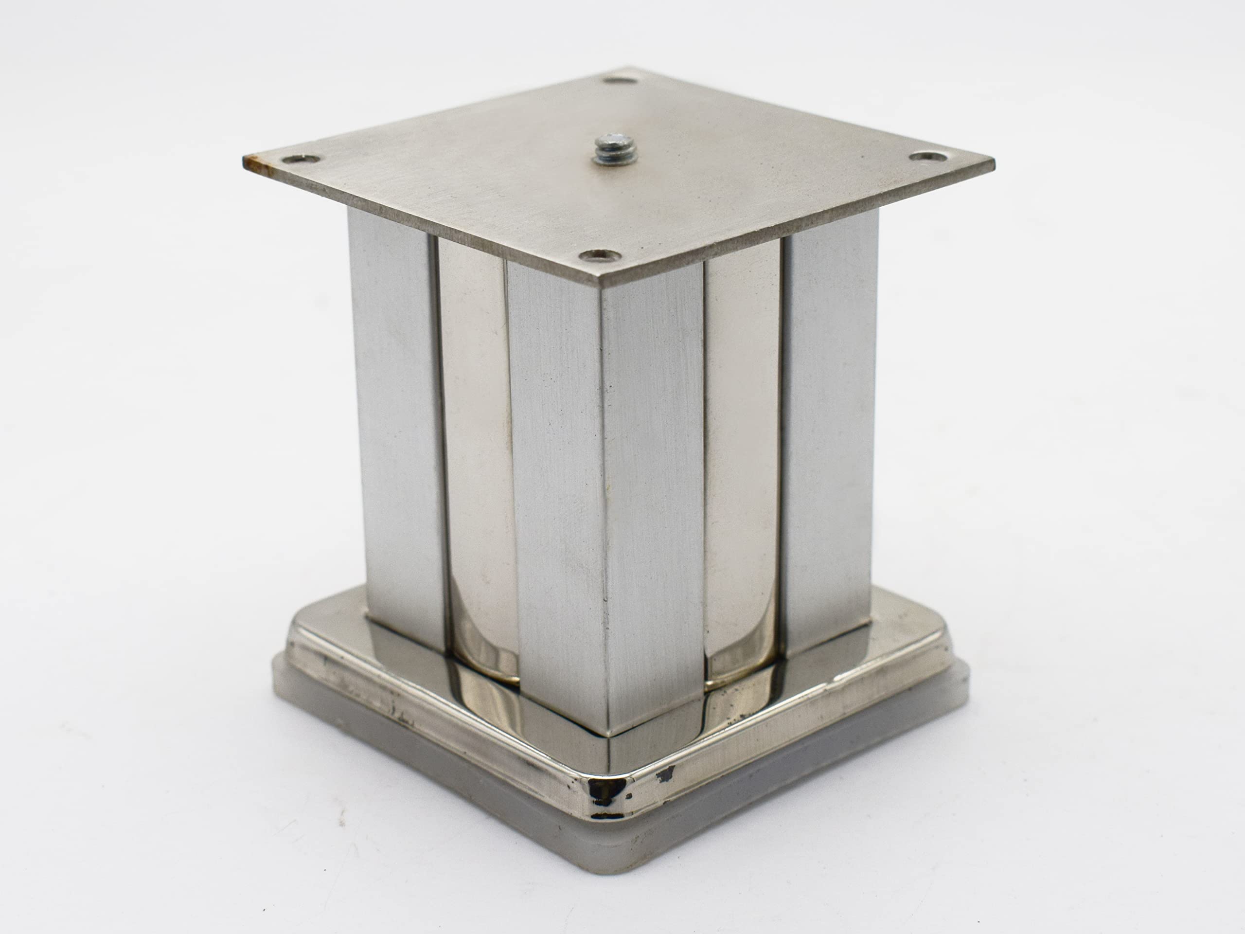 RAB Sofa Legs Stainless Steel (Code:-SQR 50-50, Silver, Size-3",1 Piece)