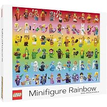 LEGO Minifigure Rainbow 1000-Piece Puzzle