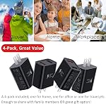 USB Bloc chargeur,4-Pack 30W Double port USB Un chargeur mural adaptateur d'alimentation QC 3.0 Multiport USB Fiche de charge, Double USB Blocs d'alimentation pour iPhone 17 16 15 14 13 Pro Max,iPad,Galaxie, Tablette, Pixel, Android