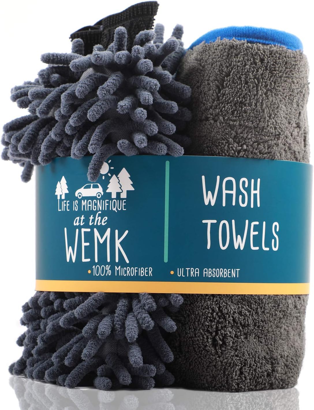 Microfiber Cloth with Car Cleaning Mitt